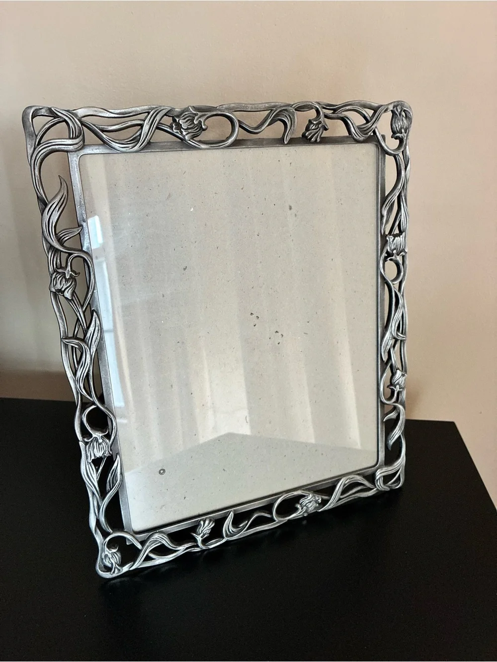 Vintage Ashleigh Manor Pewter Photo Frame, 1990s, 8x10